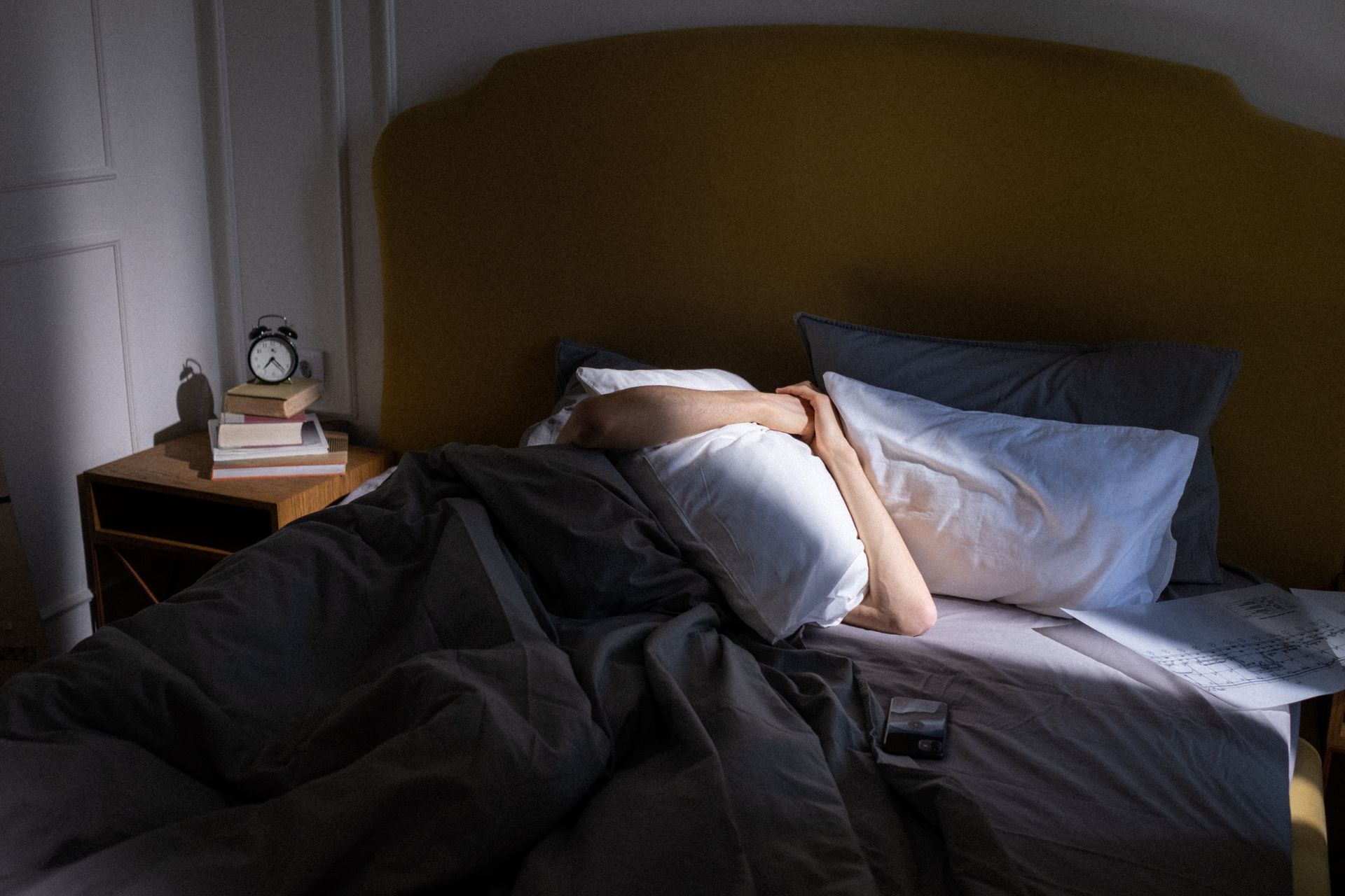 Medical conference presentation on insomnia research