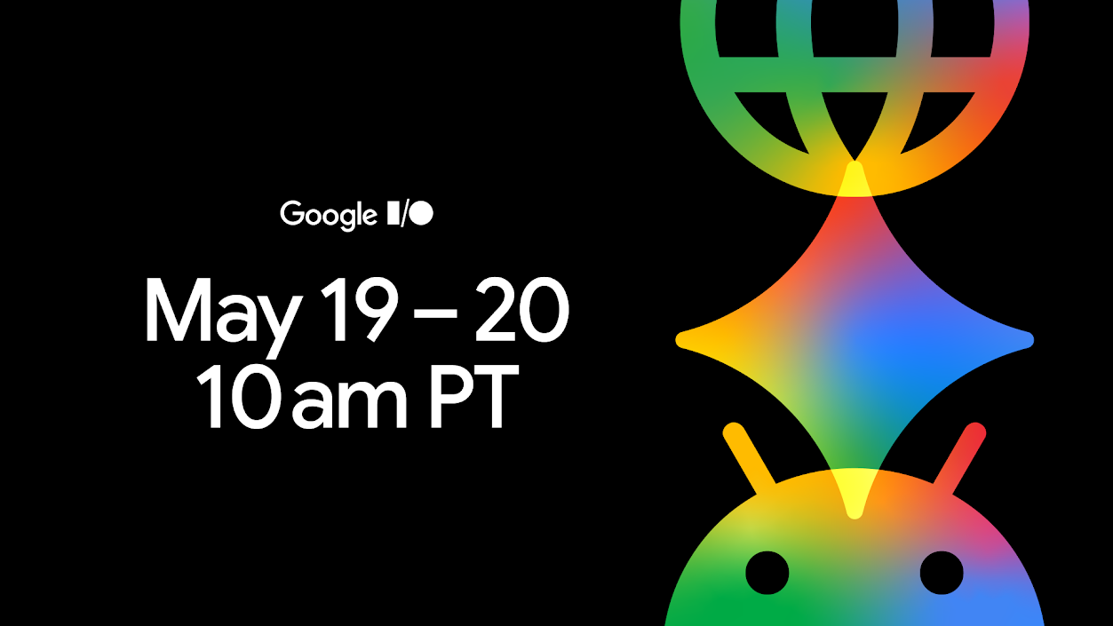 Google I/O 2026 conference banner for developer sessions