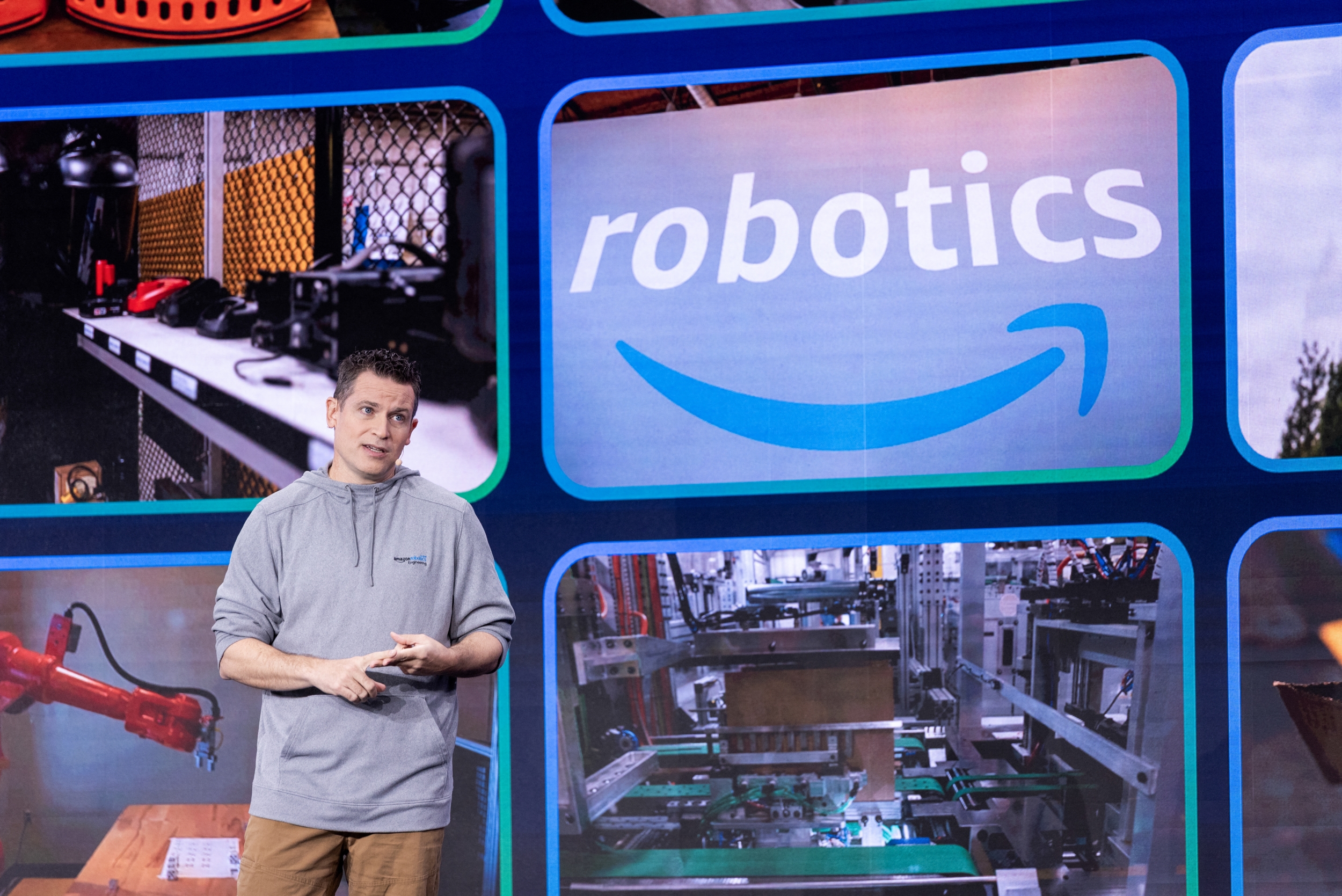 Aaron Parness, Director of Applied Science at the Robotics AI center, speaking at Robotics Summit 2026