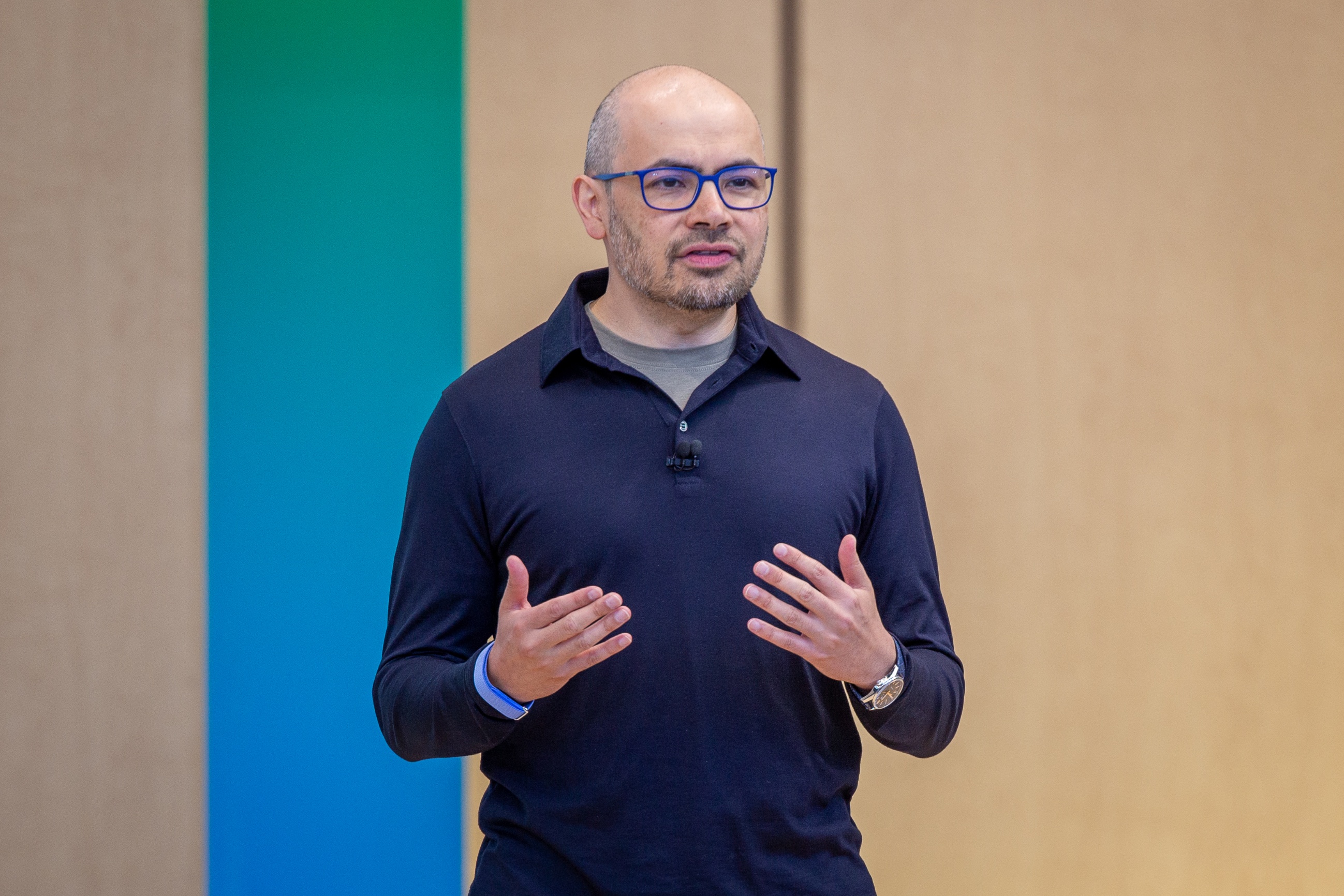 Google DeepMind CEO Demis Hassabis speaking