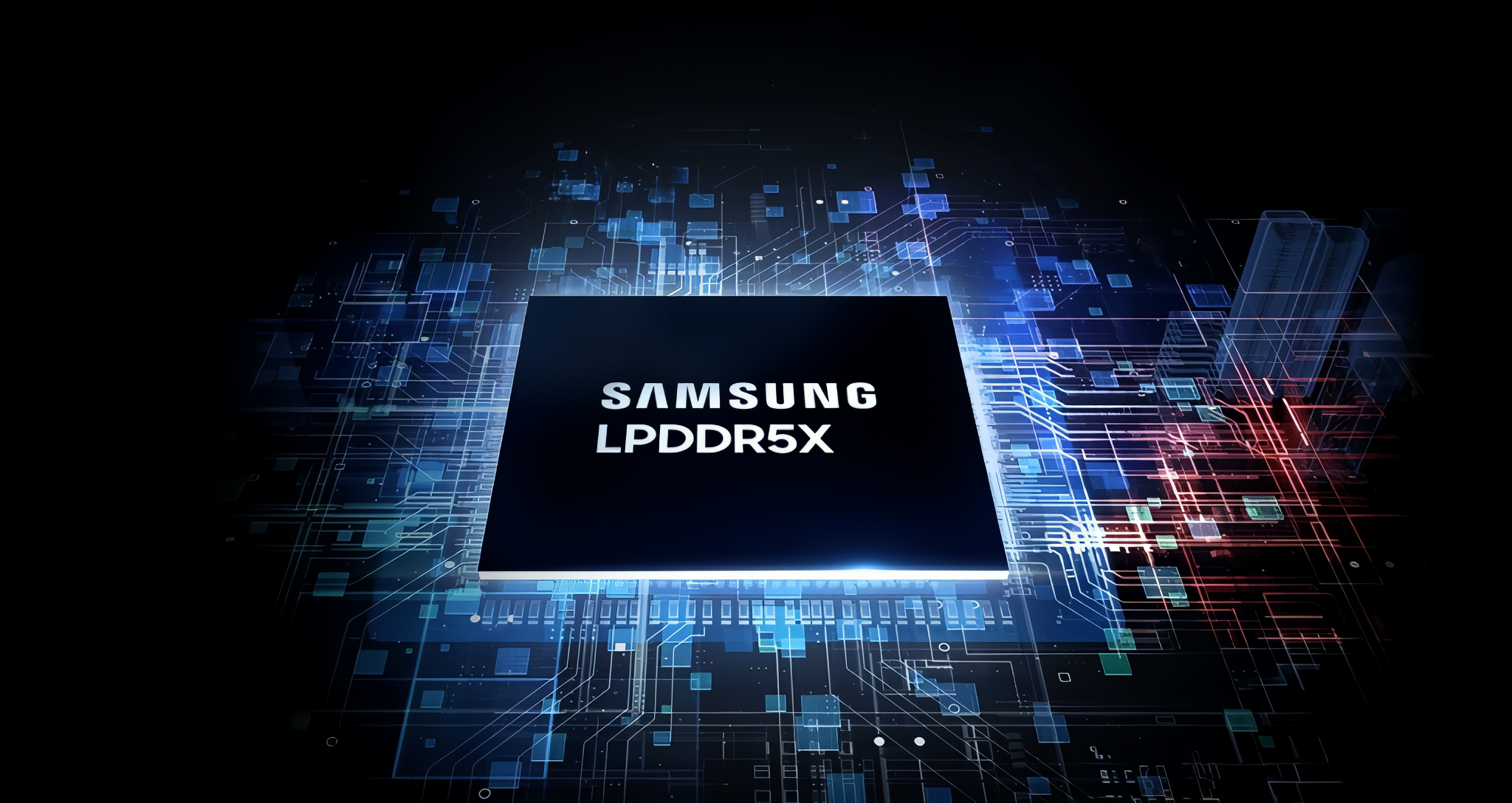 Diagram showing Samsung's LPDDR5X-PIM architecture integrating compute into memory