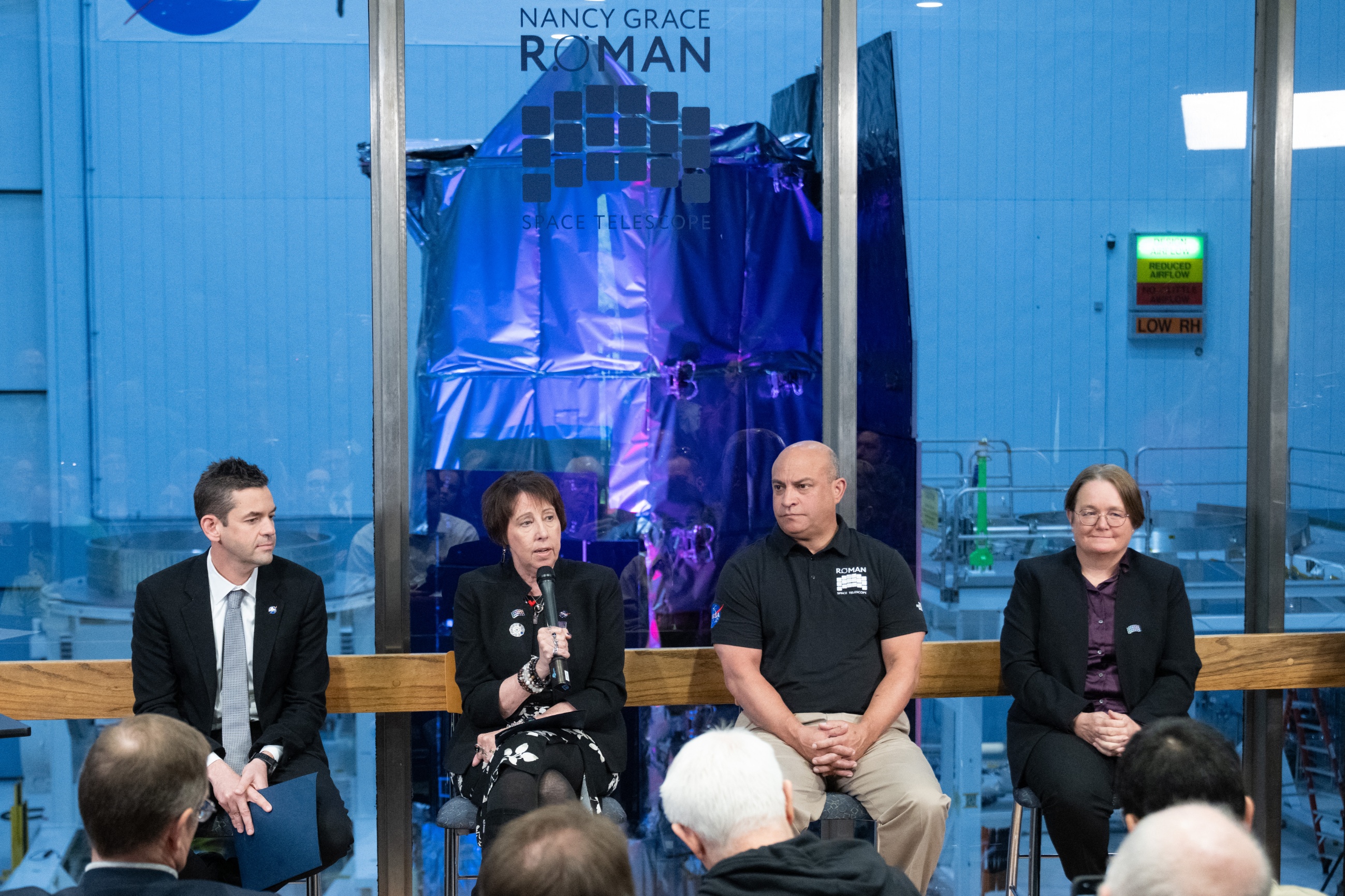 NASA Administrator Jared Isaacman speaks alongside Nicky