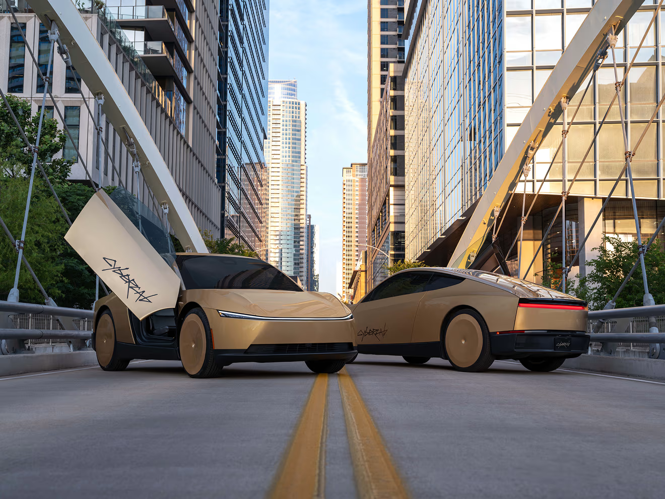 Tesla Cybercab exterior