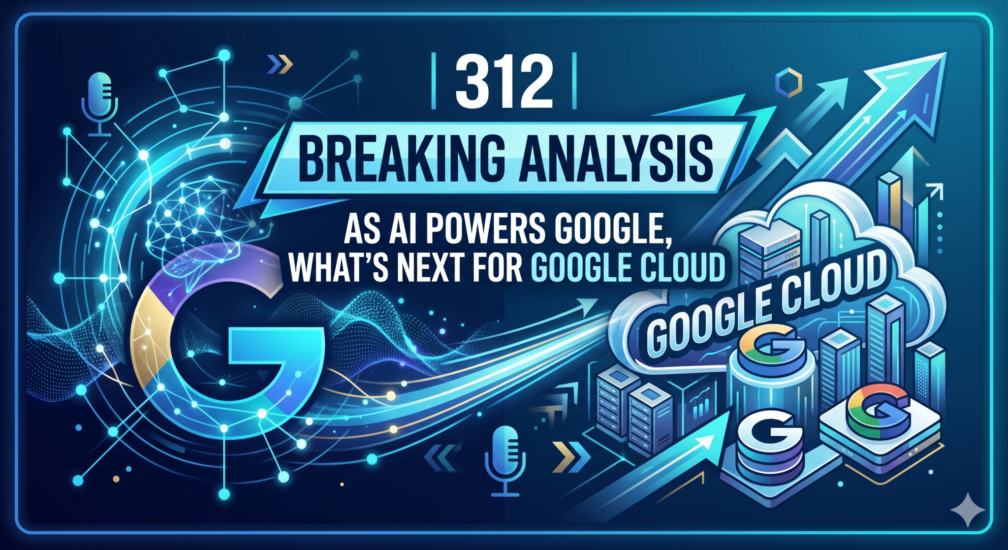 AI-generated visualization of Google Cloud's growth trajectory powered by Gemini