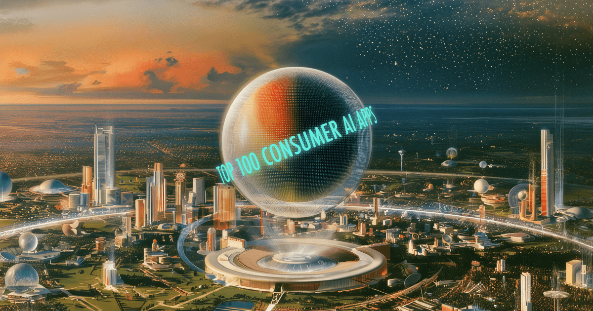 A16z Top 100 Gen AI Consumer Apps report cover