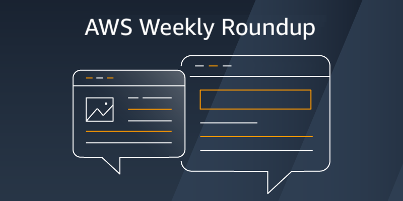 AWS Weekly Roundup Image
