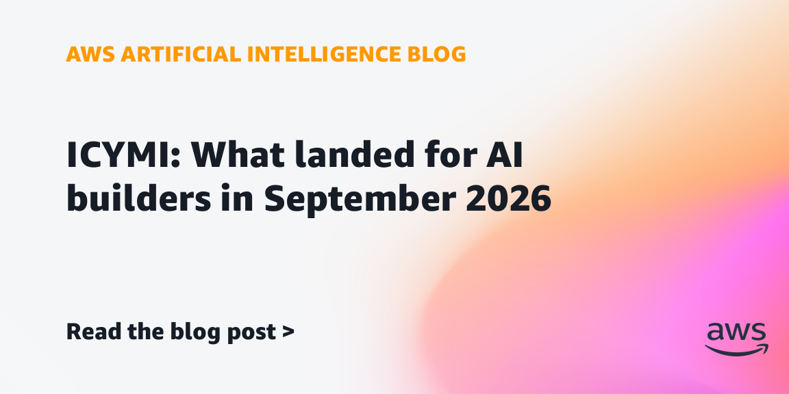 Image related to AWS AI builder updates