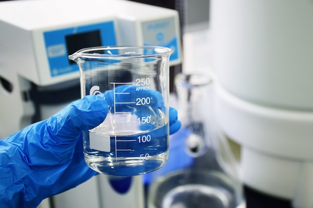 Bioprocessing laboratory equipment representing Ecolab's new Asian facility in South Korea
