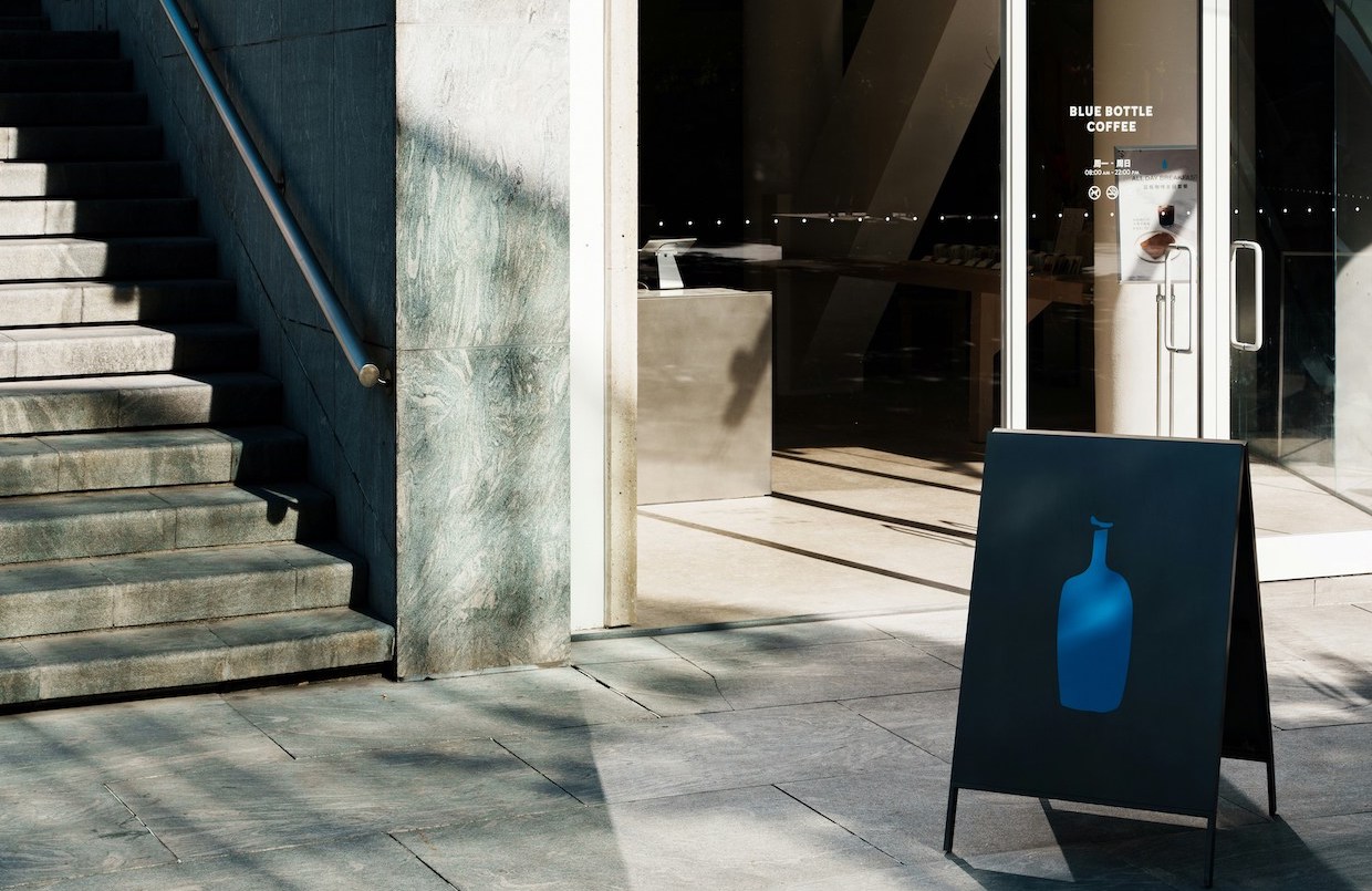 Blue Bottle Coffee location in Shanghai's Pudong district