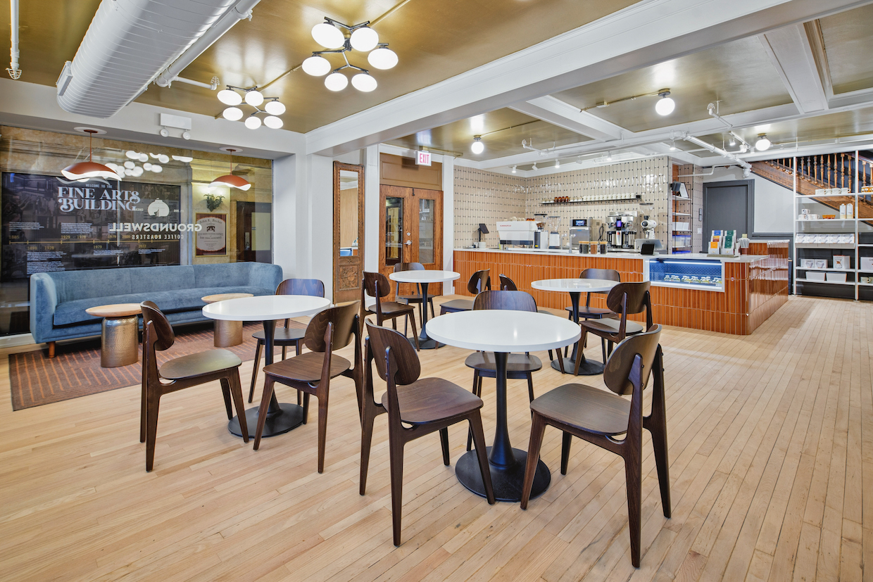 Groundswell Coffee Chicago Interior