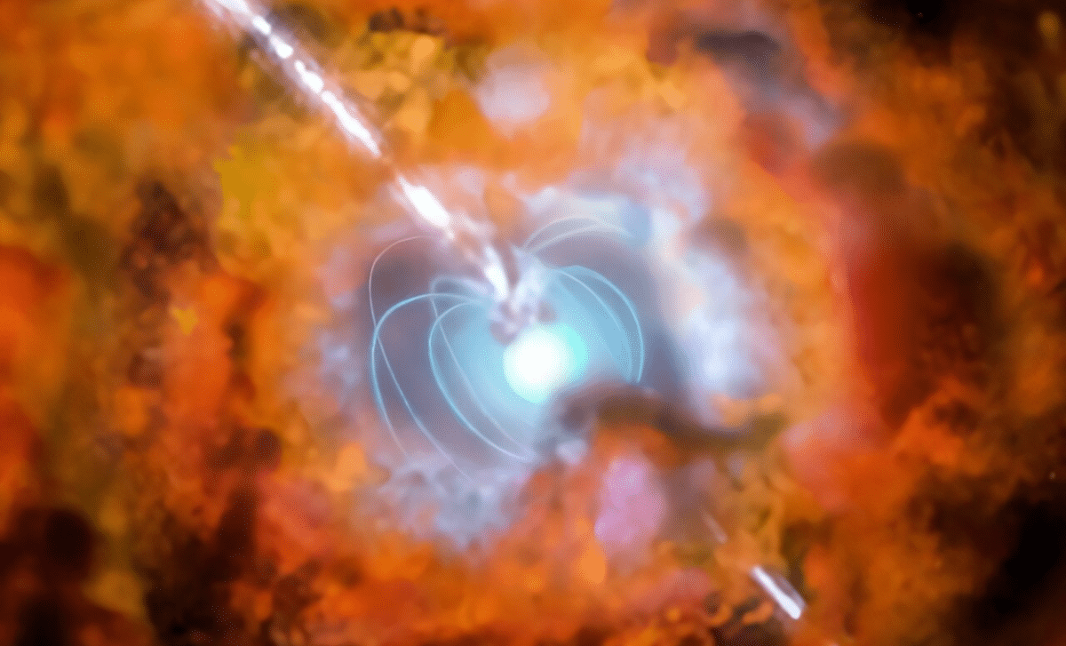 Gamma-ray burst detection visualization