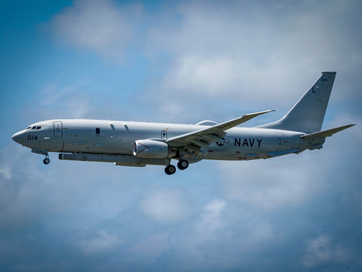 P-8A Poseidon aircraft training simulator equipment