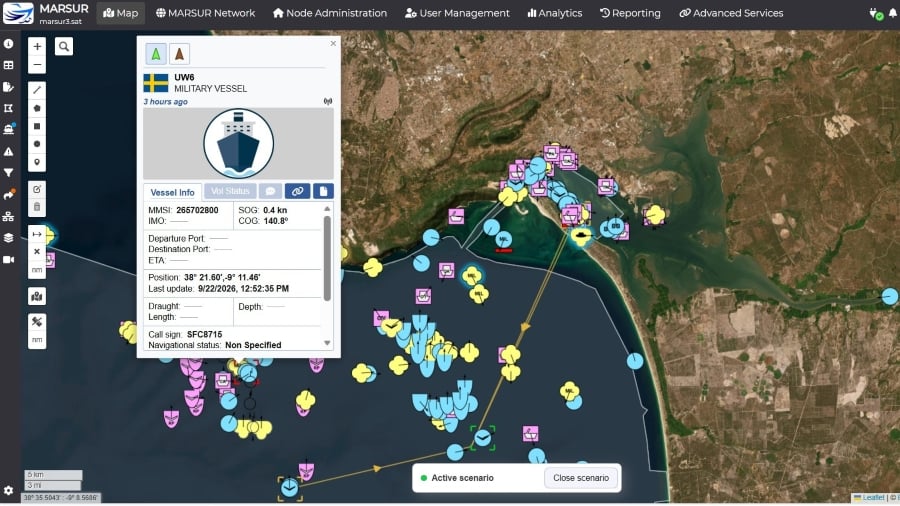 EDA MARSUR interoperability test