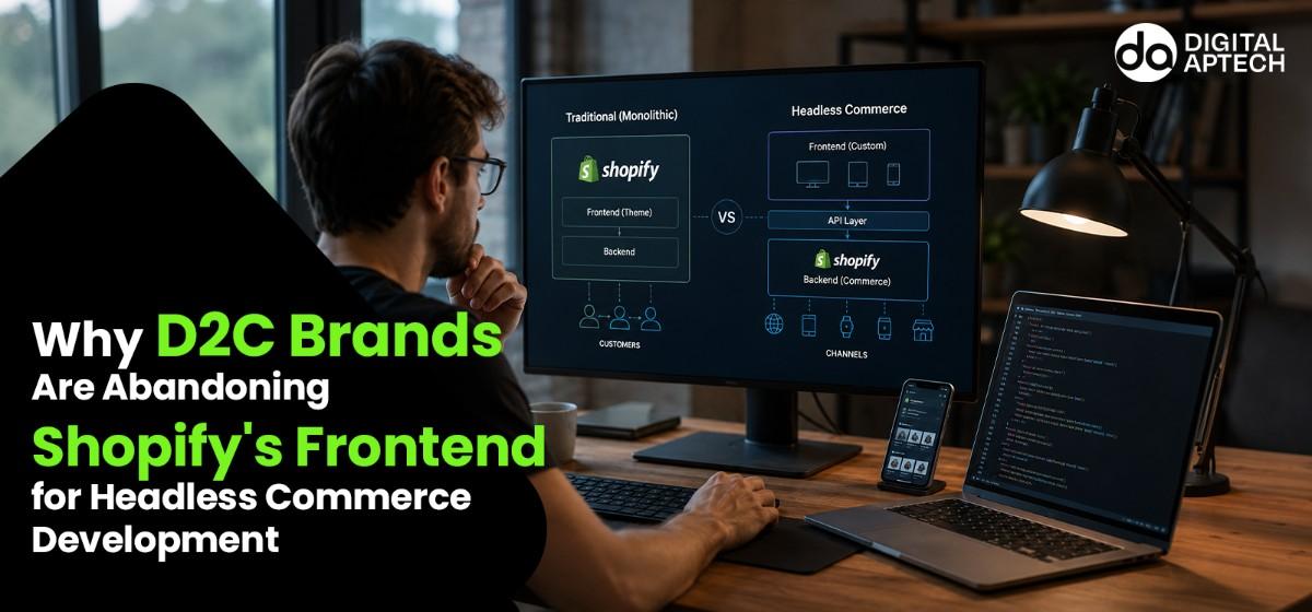 D2C headless commerce architecture comparison