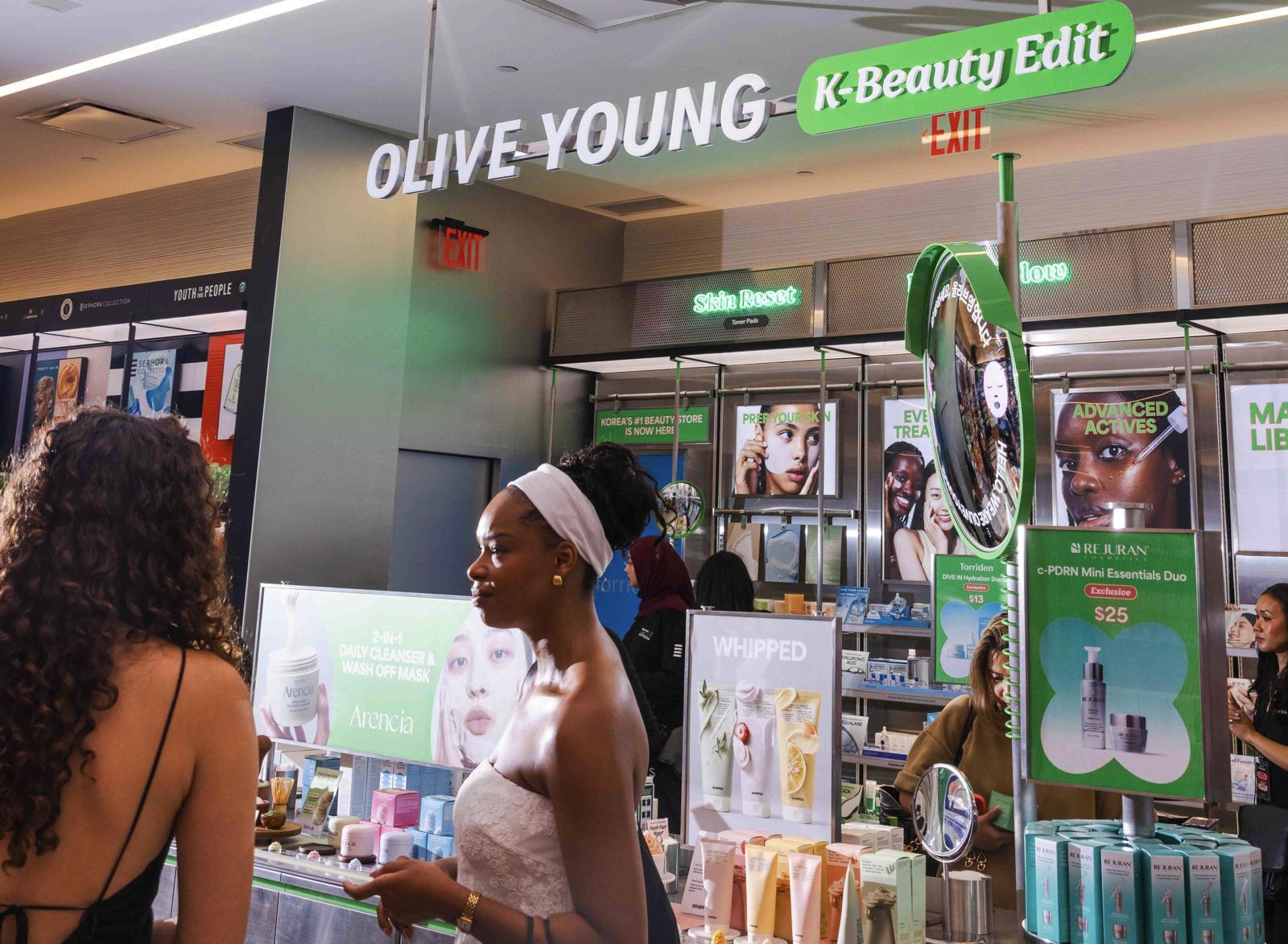 Olive Young's first US store in Pasadena