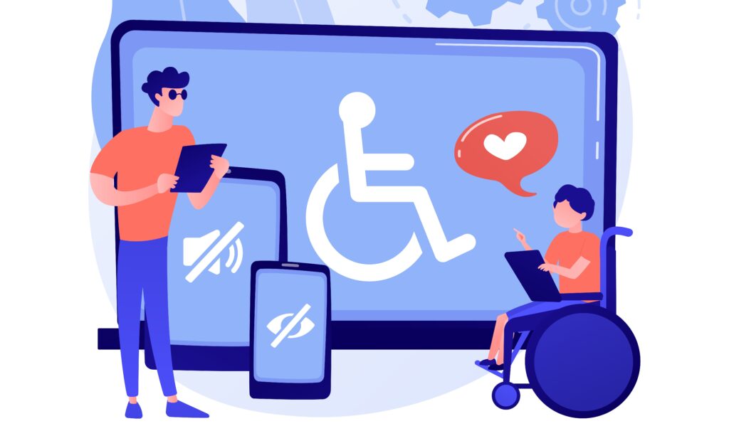UK ambassadors discussing disability access