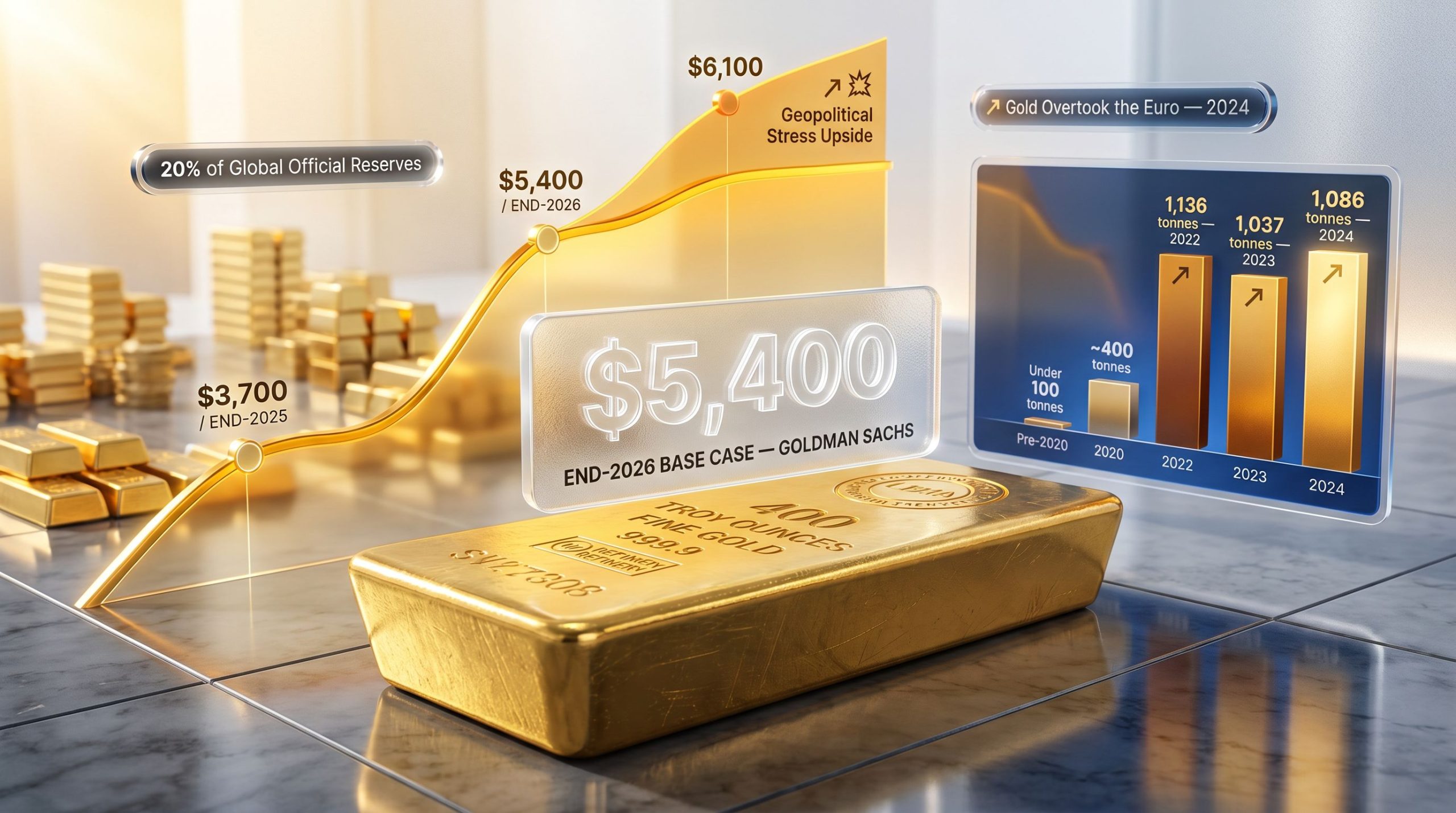Goldman Sachs Central Bank Gold Buying Outlook