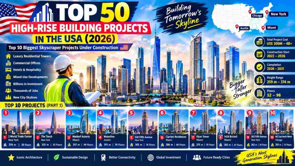 Top high-rise projects in the USA