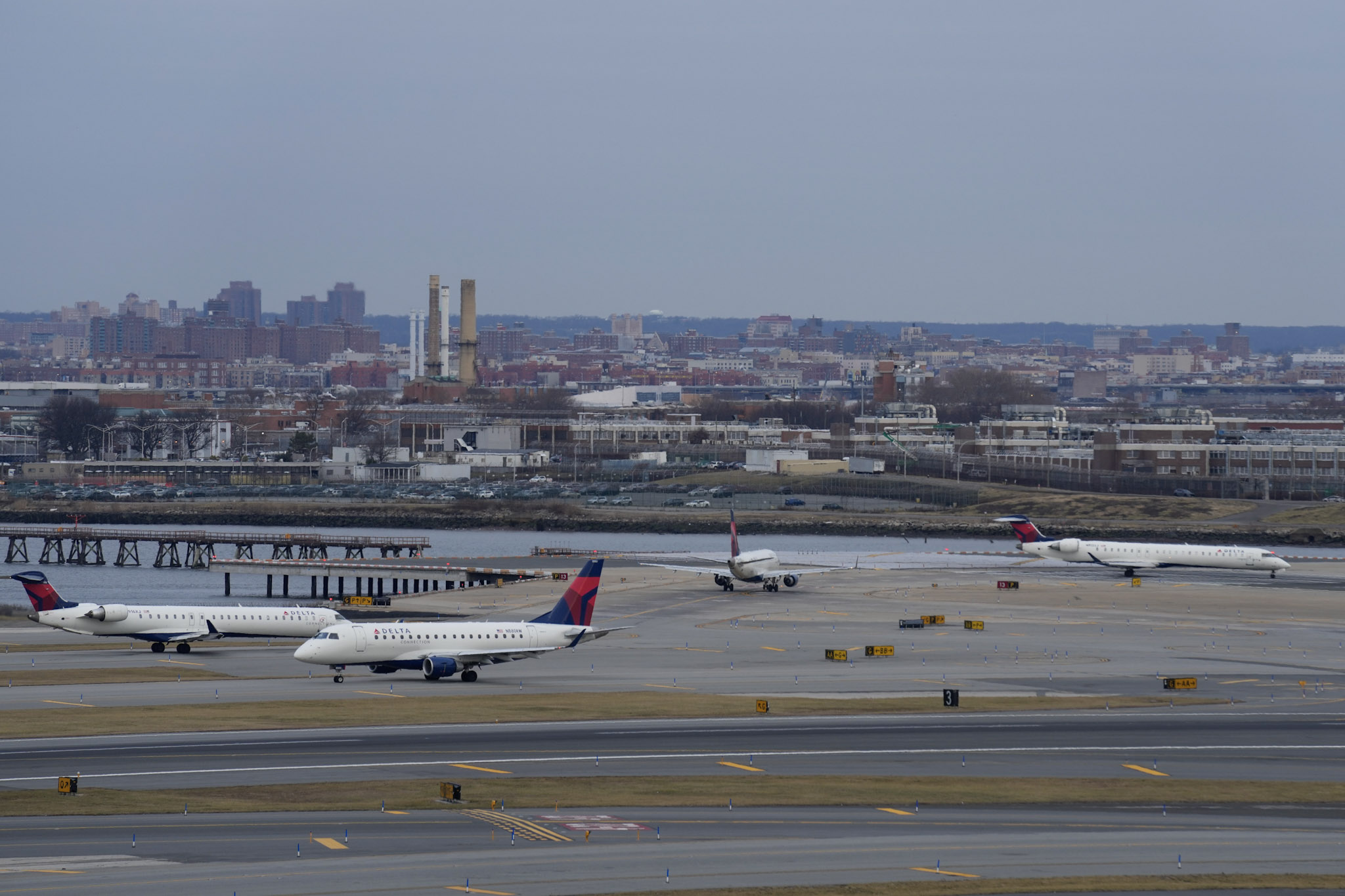 Image of ground handling at a New York airport