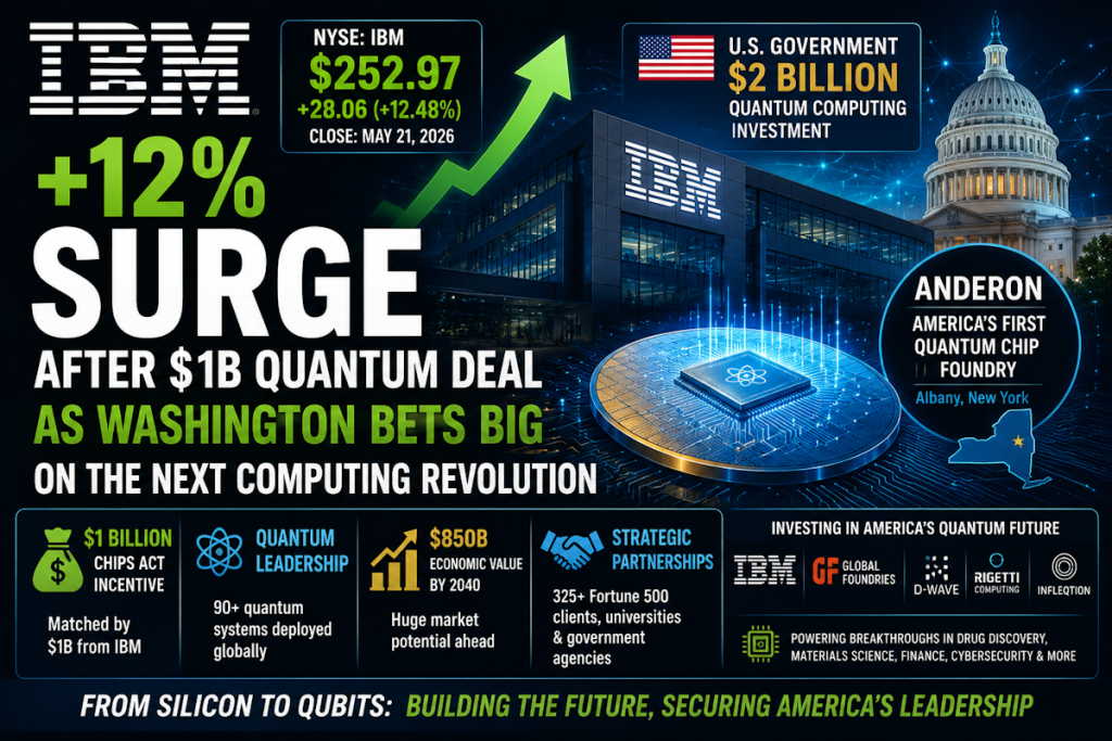 IBM stock surge news image