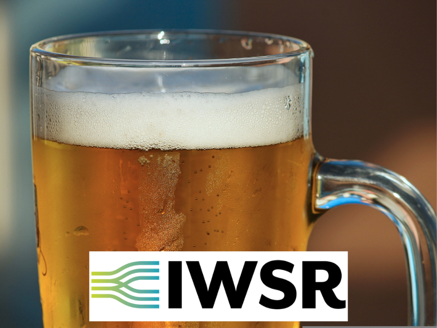 Beer category data visualization showing volume versus value trends in a global market context