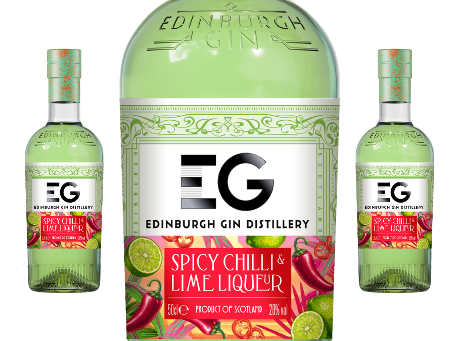 Edinburgh Gin Chilli and Lime Liqueur bottle, one of the week's new spirits launches