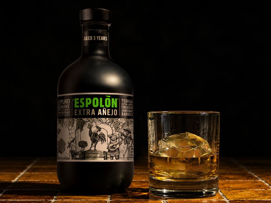 Espolon Extra Anejo tequila bottle from recent launches