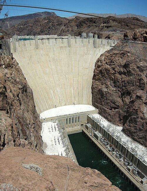 Hoover Dam aerial view — illustrating the type of critical infrastructure that would receive new drone no-fly zone protections under the FAA's proposed UAFR rule