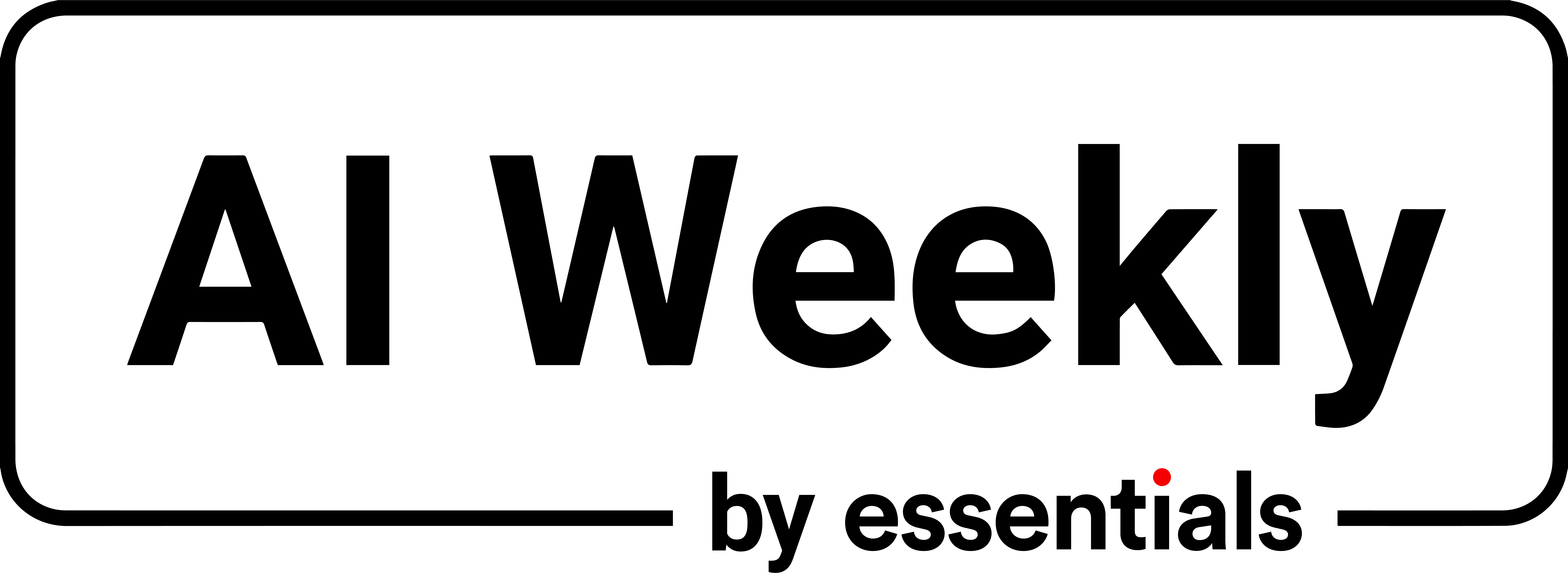 AI Weekly editor's blog cover
