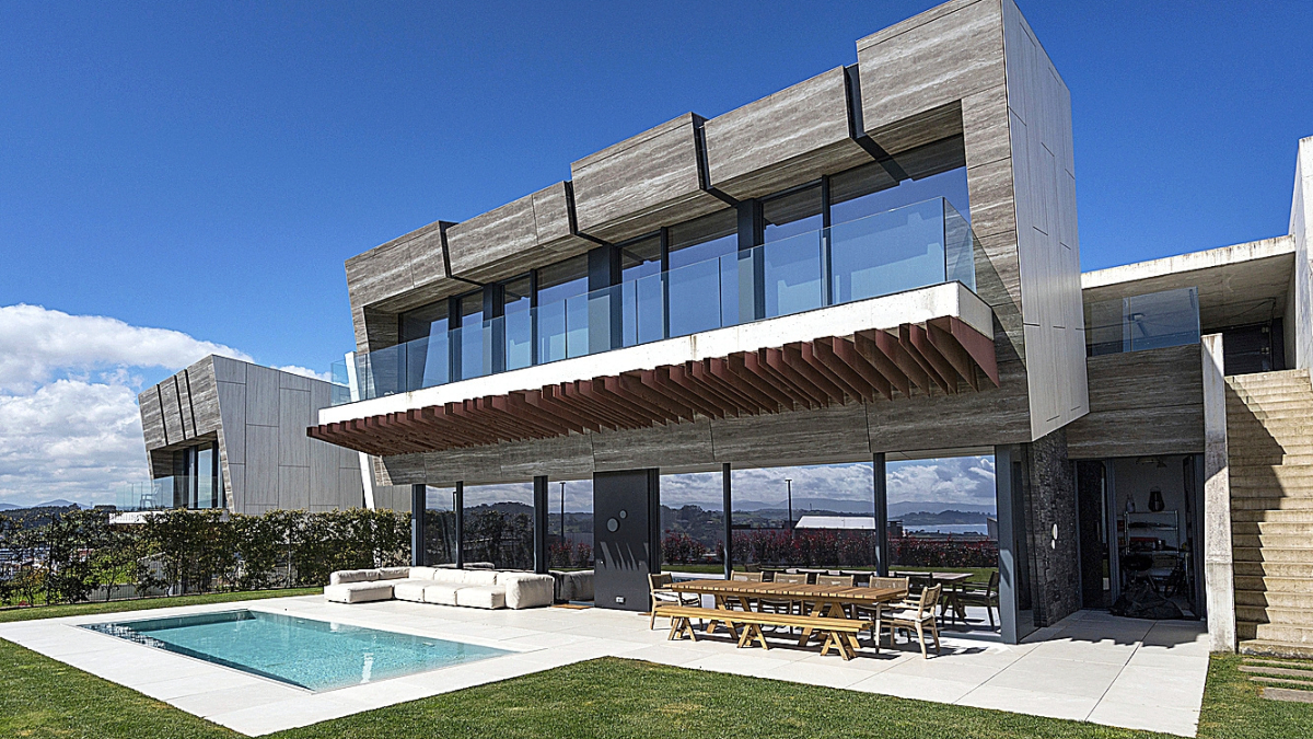 A modern prefabricated residential house