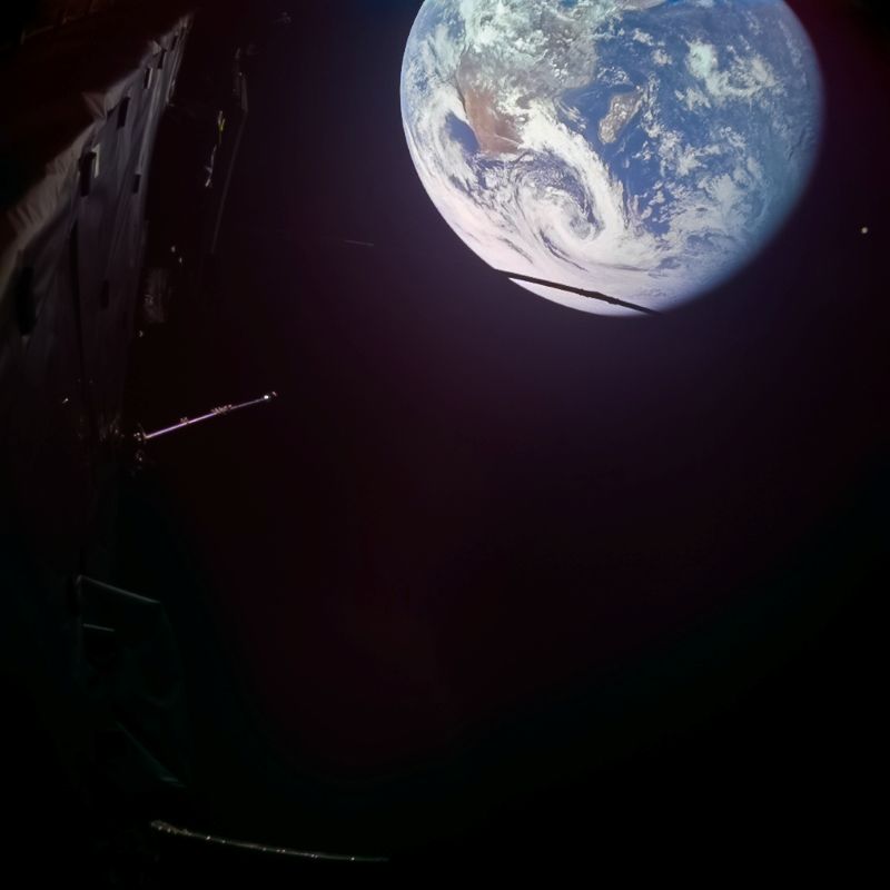 JUICE's view of Earth during its September 28, 2026 gravity assist maneuver.