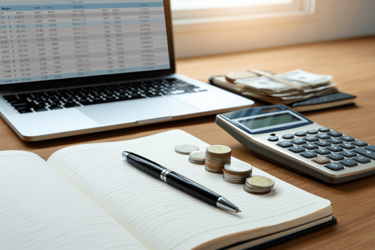 Illustration of budgeting and automated savings transfers