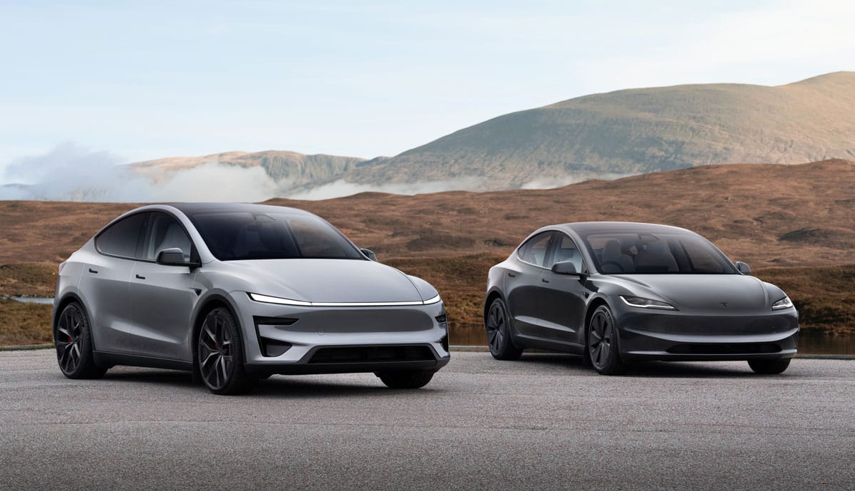Tesla Model Y and Model 3 lineup
