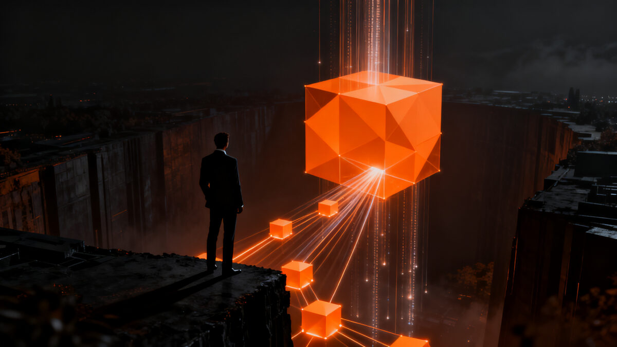Spanish article header about AI startups buying competitors