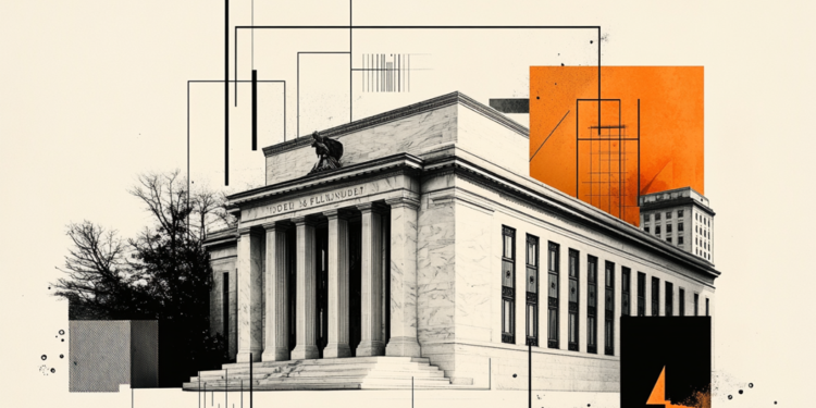 Chart showing US Treasury yields rising past 5 percent