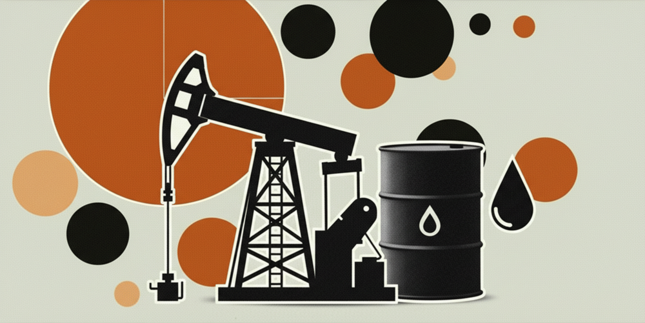 WTI oil price chart showing a decline near weekly lows