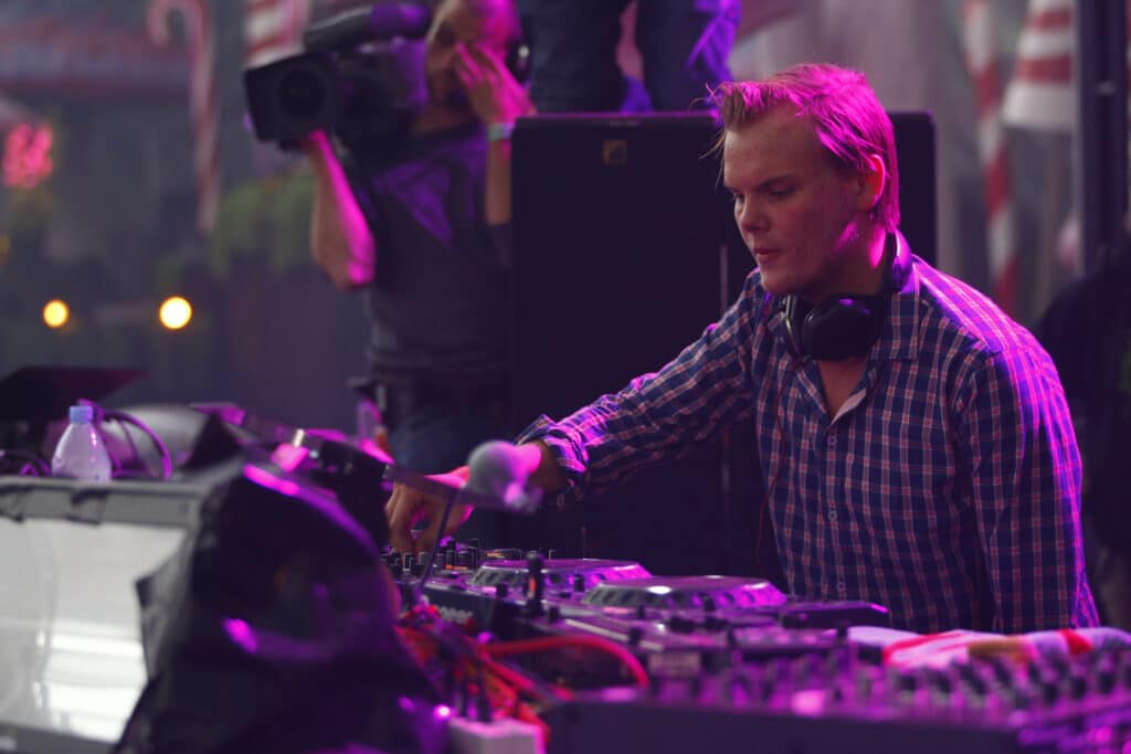Avicii performing at Tomorrowland in 2011