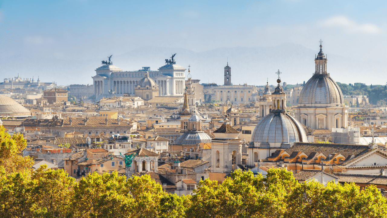 Rome, one of Italy's key destinations for digital nomads