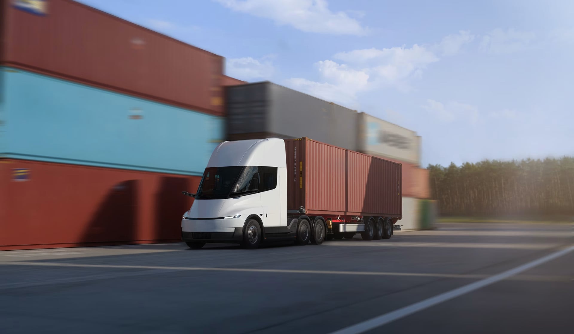 Tesla Semi exterior view