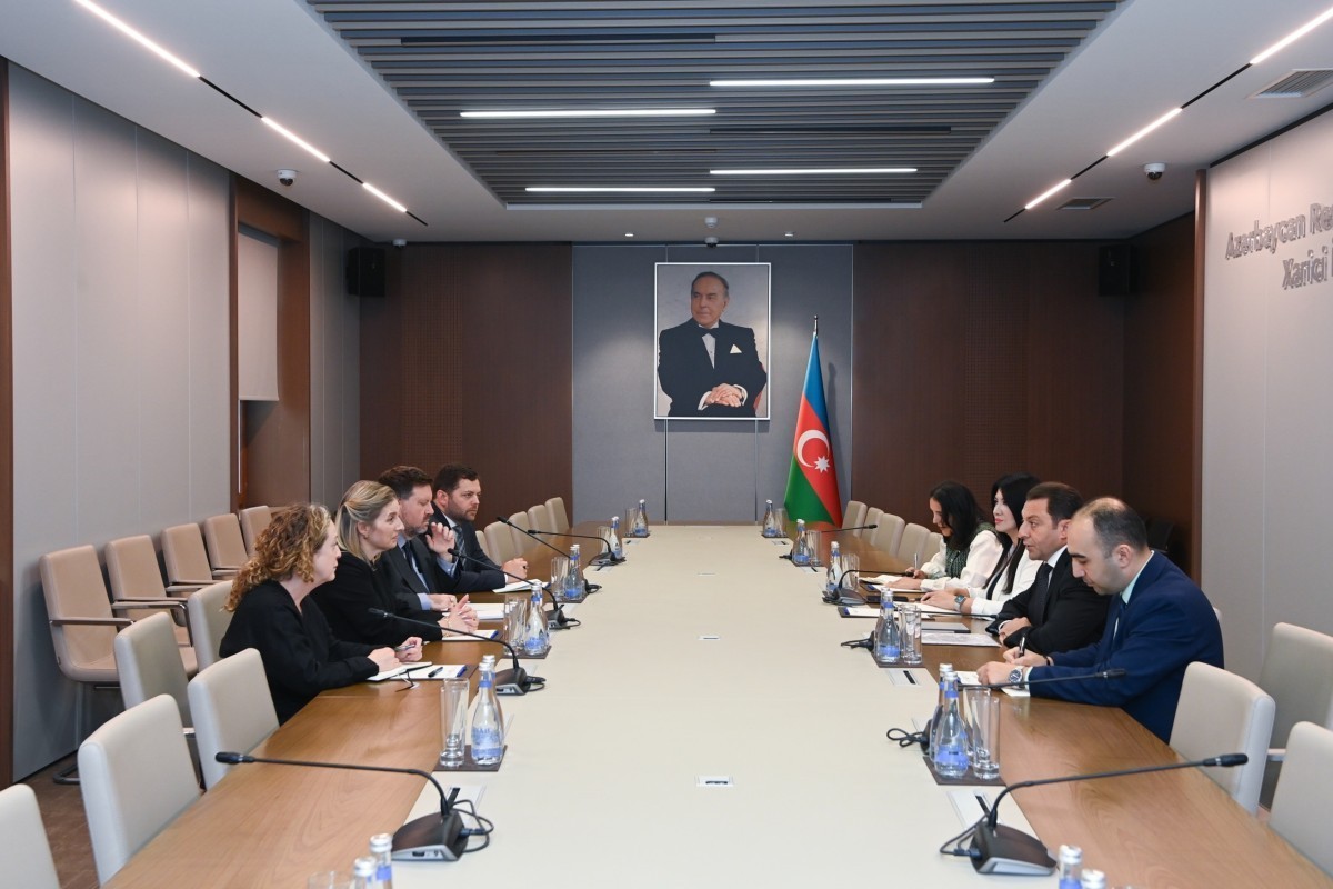 Deputy Foreign Minister Elnur Mammadov meeting with US Chargé d’Affaires David Allen