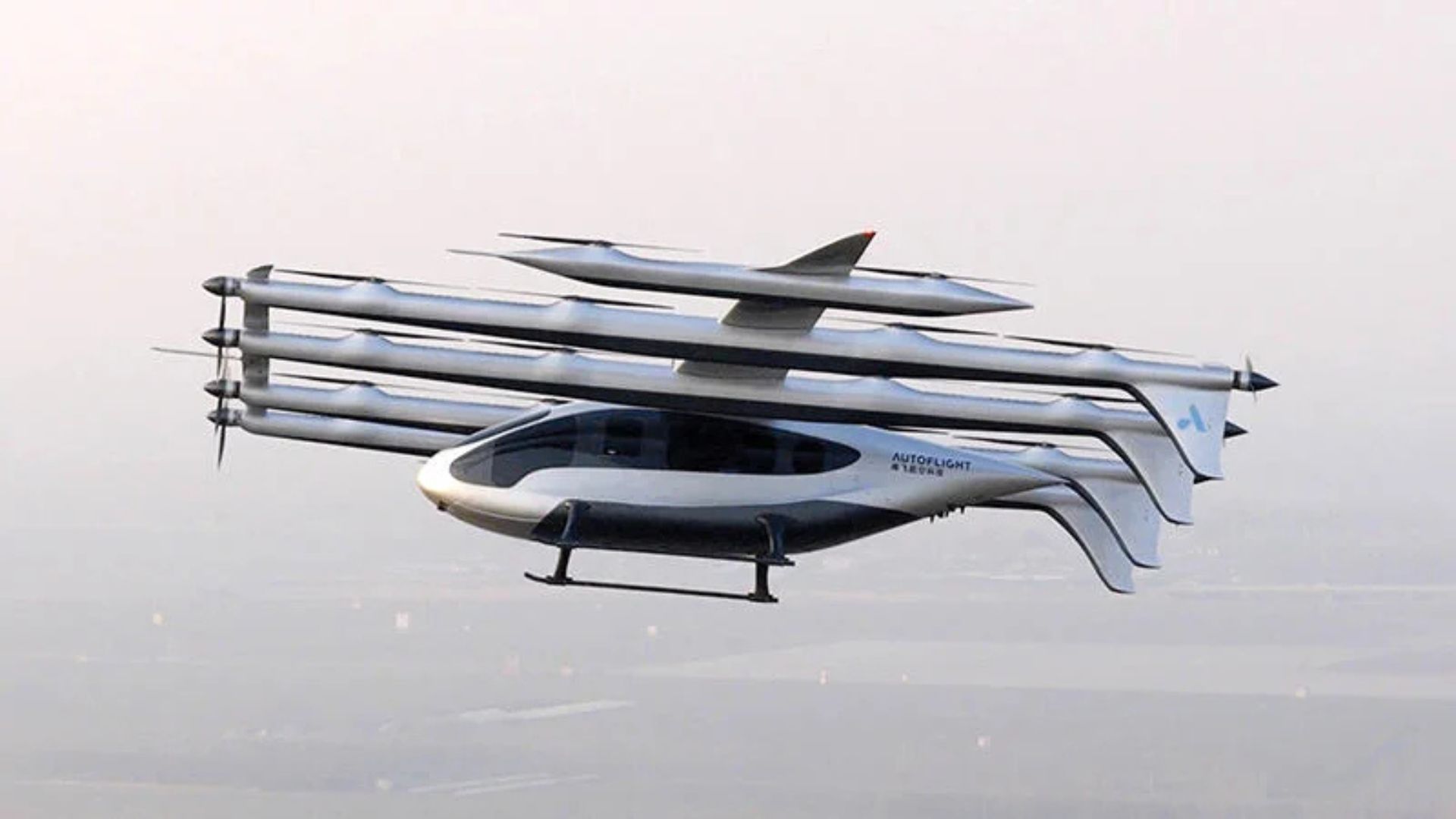 China's V5000 Matrix giant eVTOL prototype, a 5-ton, 20-motor aircraft designed for regional routes