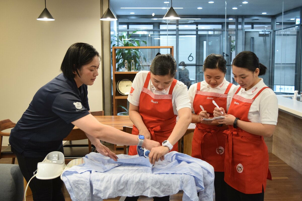 Training session for home care providers