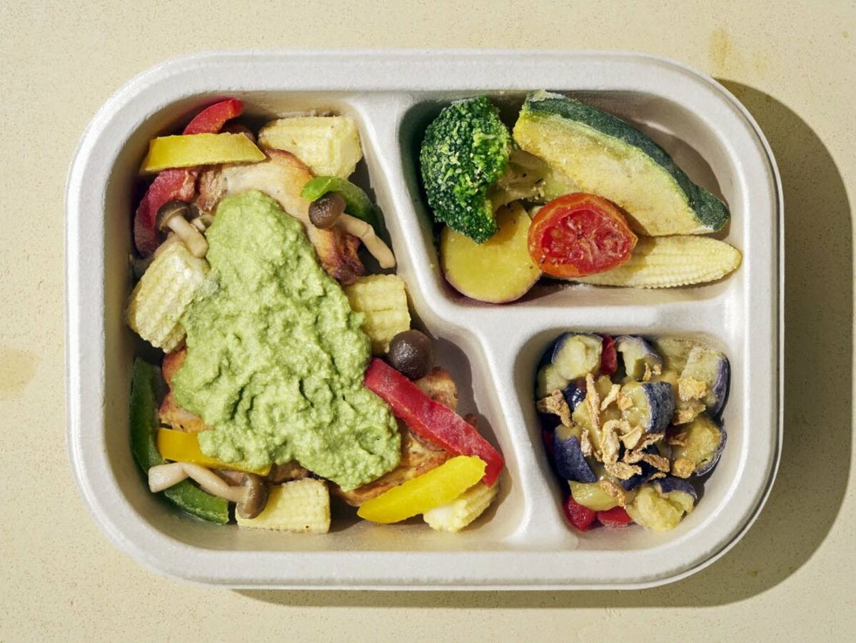 Frozen bento delivery service product