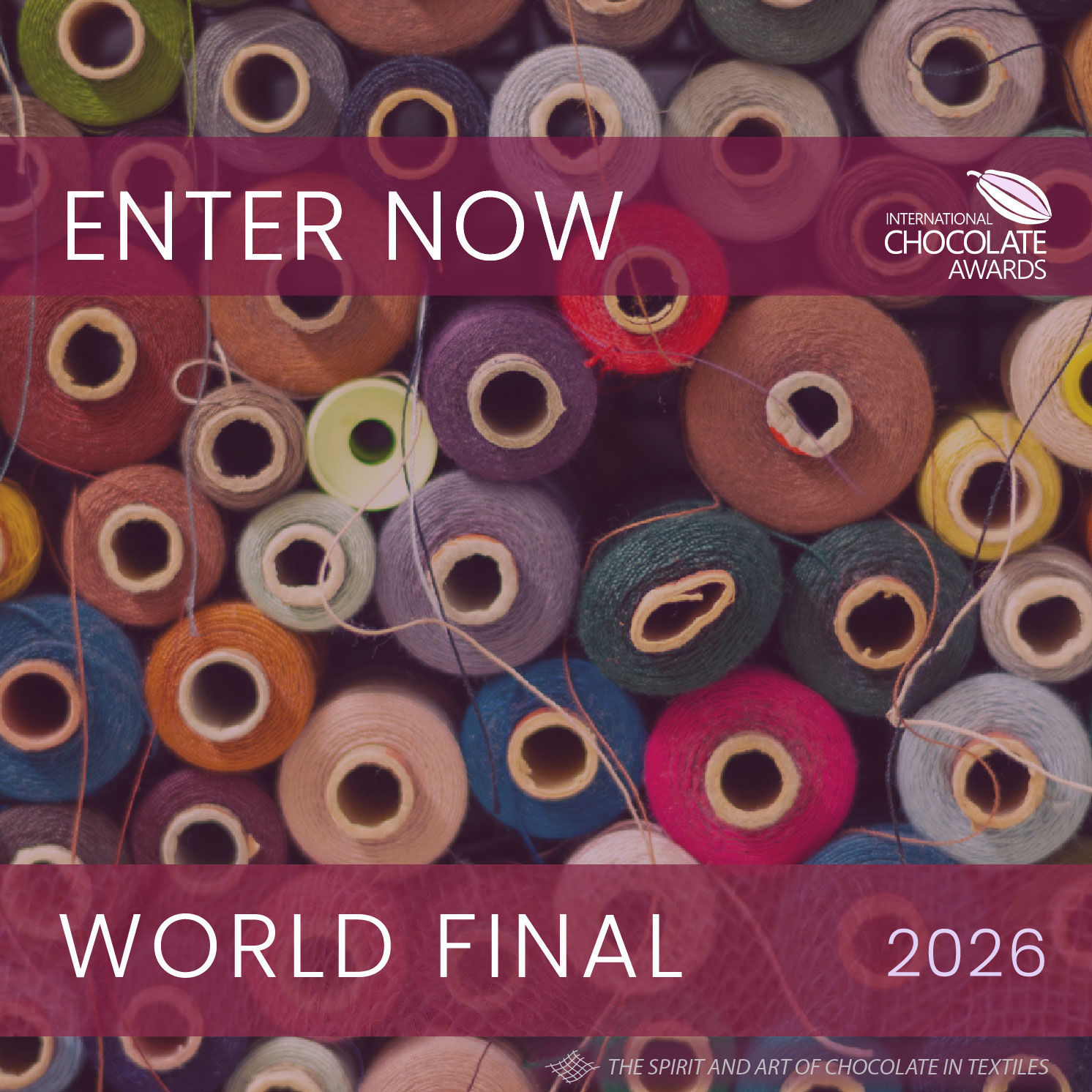 International Chocolate Awards World Final 2026 submission banner