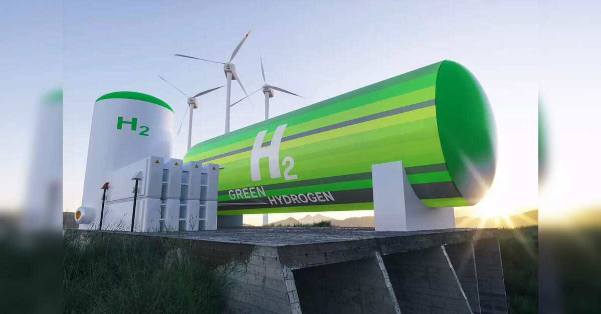 Green hydrogen electrolyzer facility