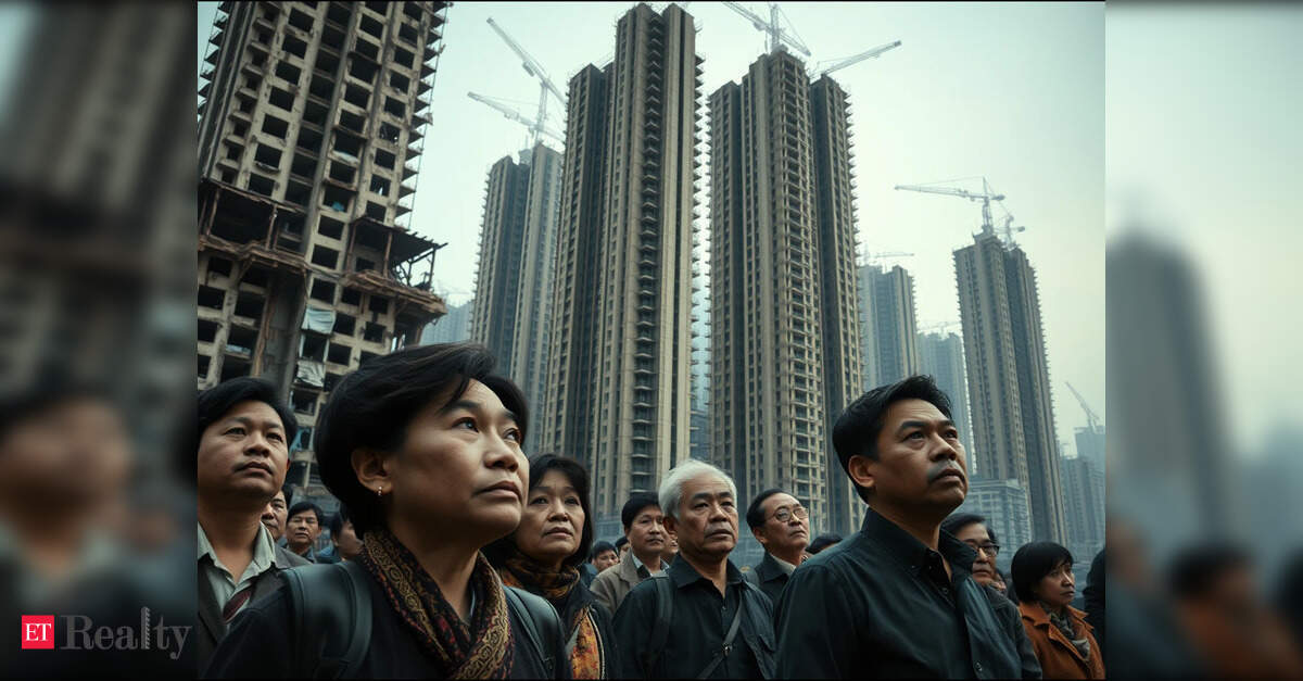 Chinese property developer shares fell following new regulations reducing reliance on presales