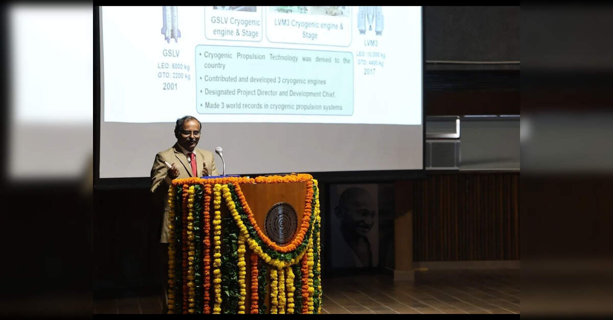 ISRO chairman at IIT Delhi lecture on India's 2040 space roadmap