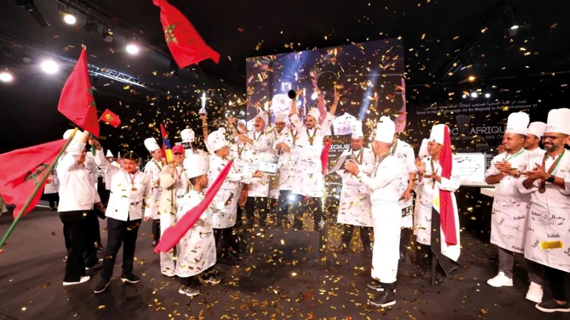 Moroccan pastry team