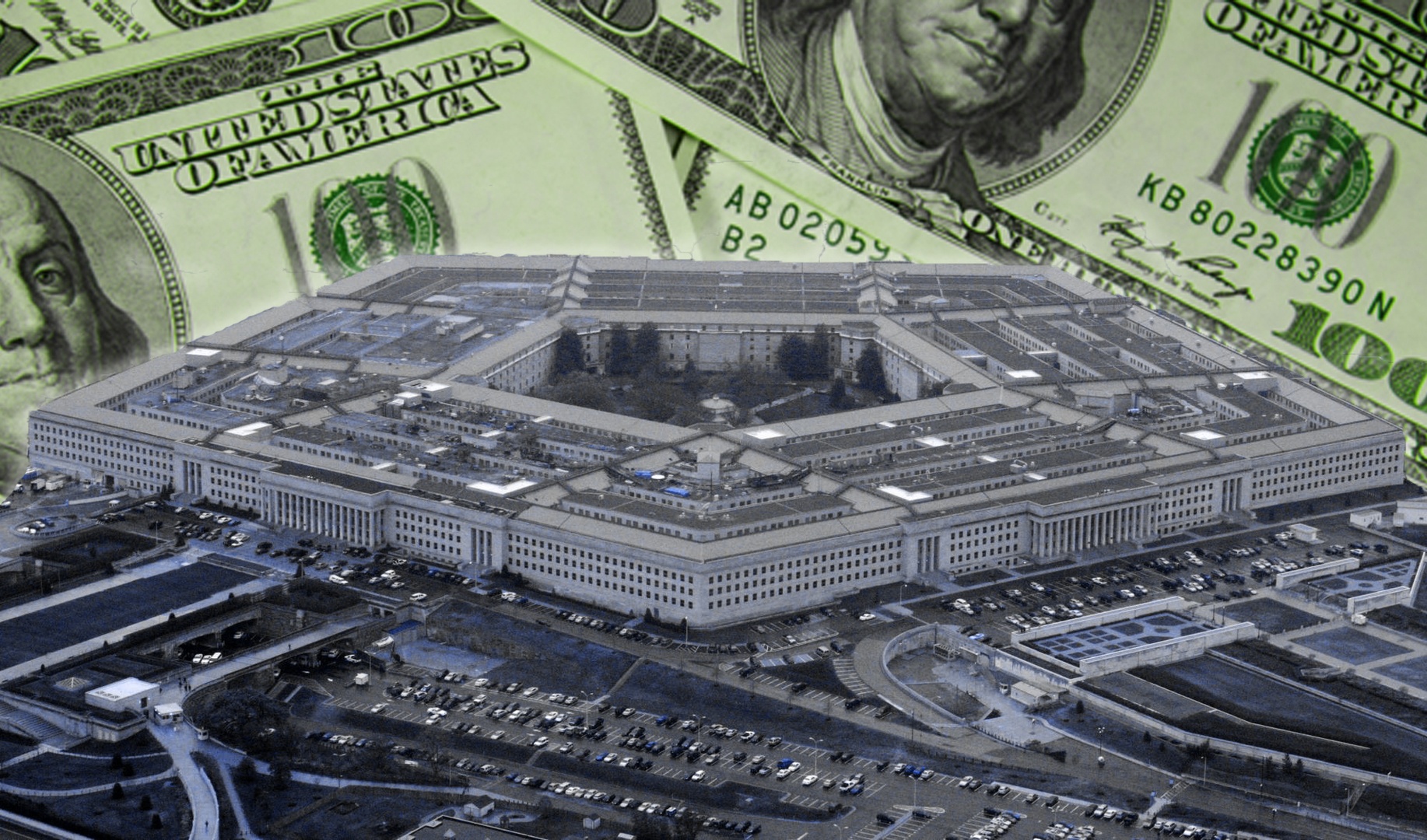 Pentagon building exterior representing defense spending