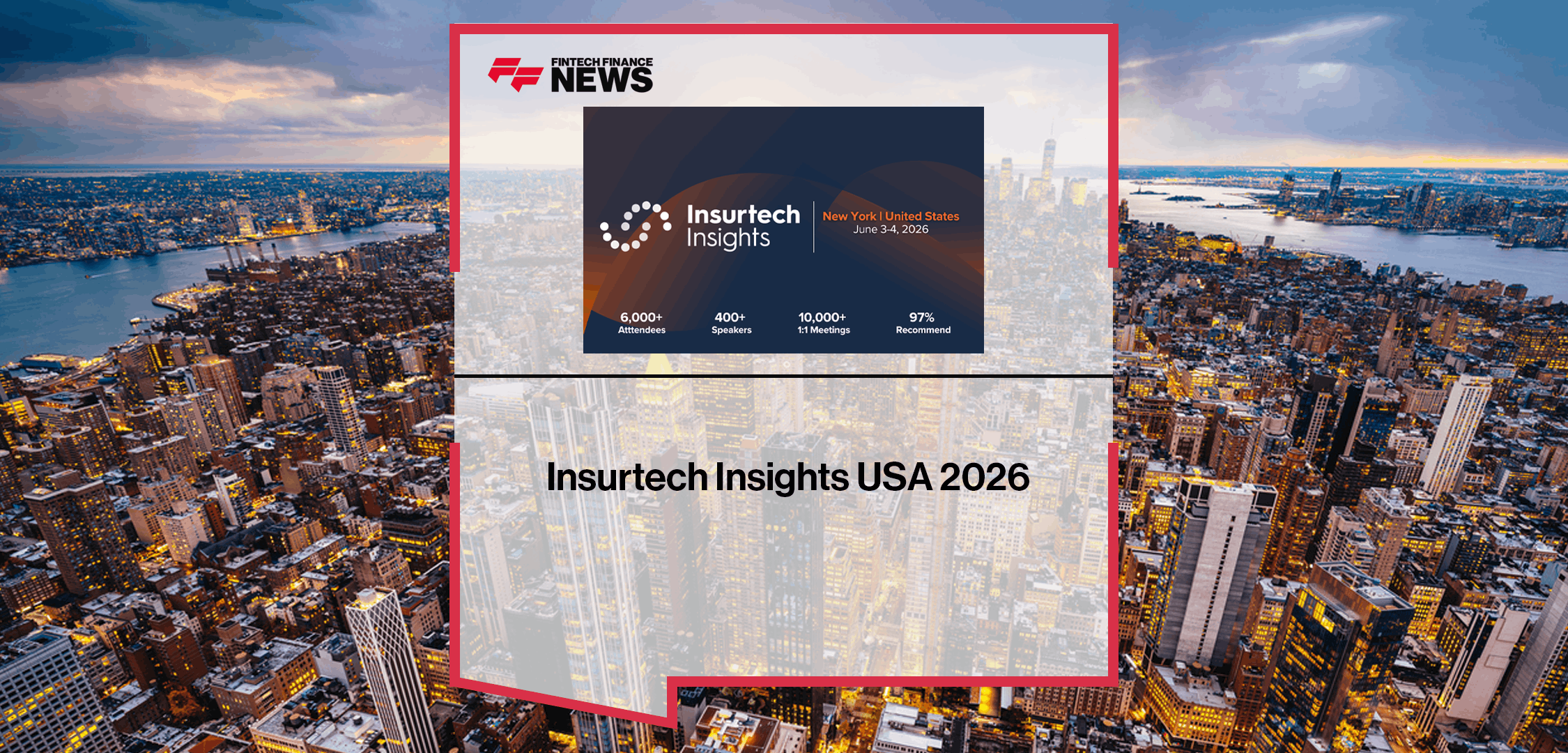Insurtech Insights USA 2026 conference banner